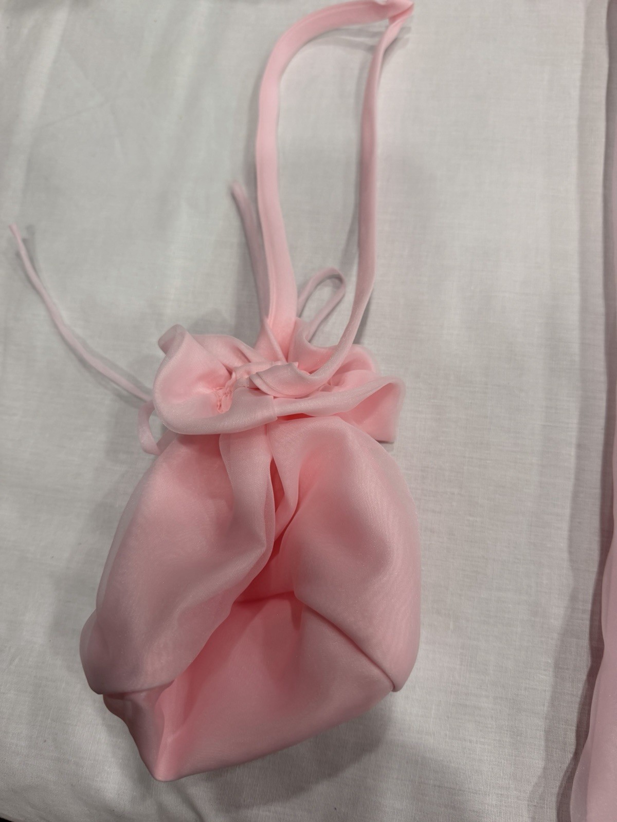 Forever Yours Pink Brown Ribbon Midi Formal Dress w/ Matching Purse Size 6 NWT