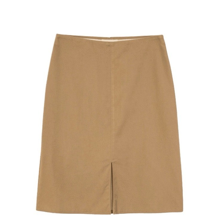 VTG Banana Republic Y2K Carolyn Bessette-Kennedy Beige Pencil Skirt Stretch 4