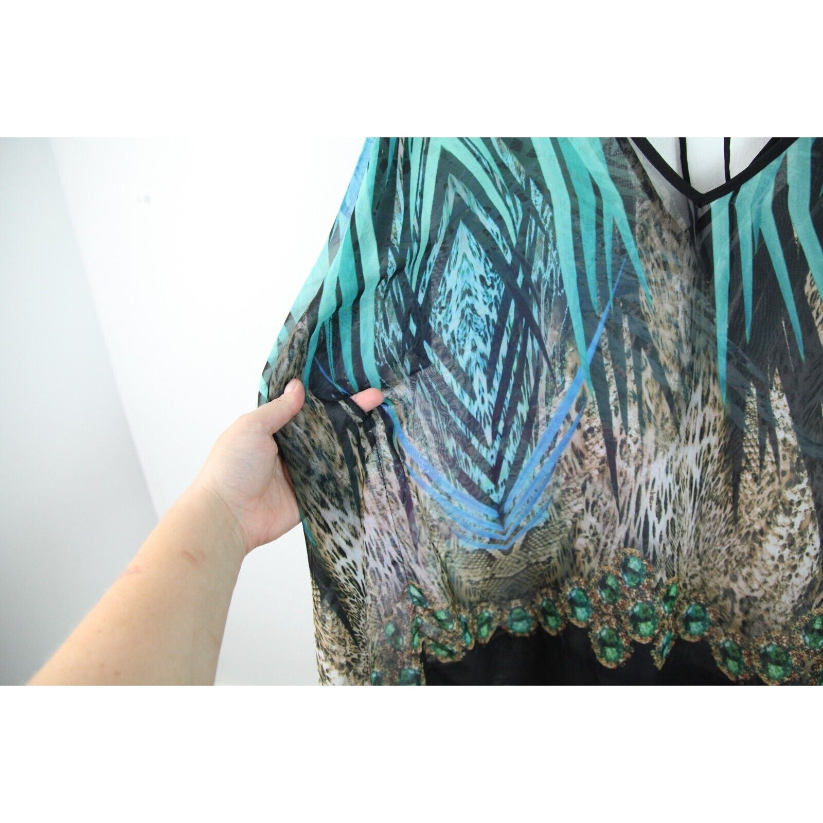 Vintage Small Top Sheer Going Out Y2K Girlie Resort Fairy Ethereal Resort Glam