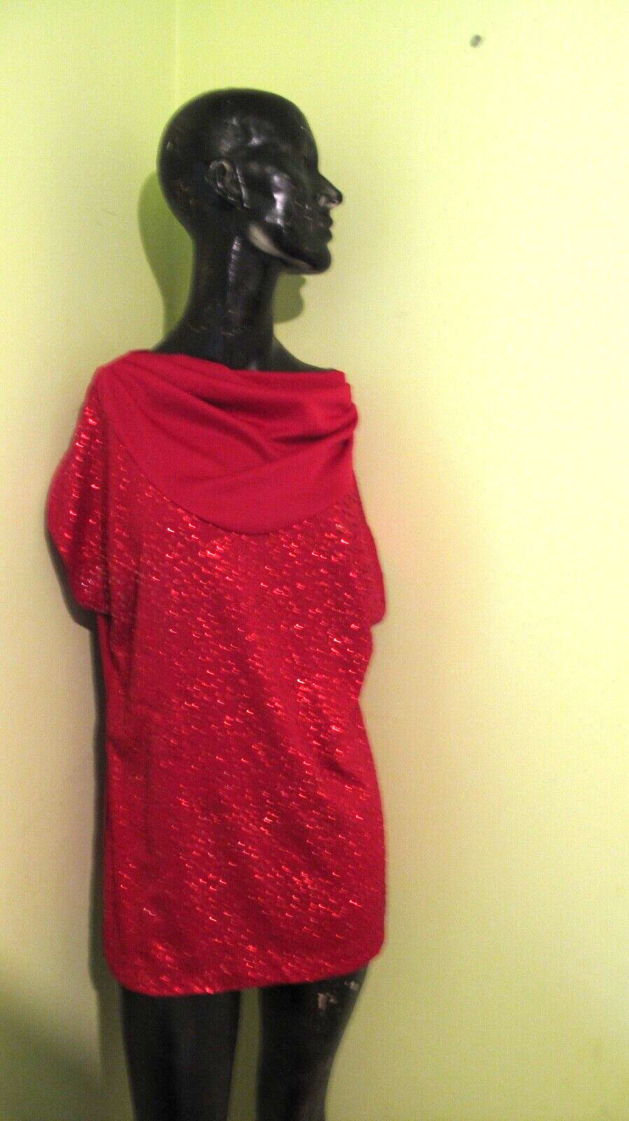 Vintage Womens Lady Blair 1960&rsquo;s Glittery Holiday Blouse Small/ Medium