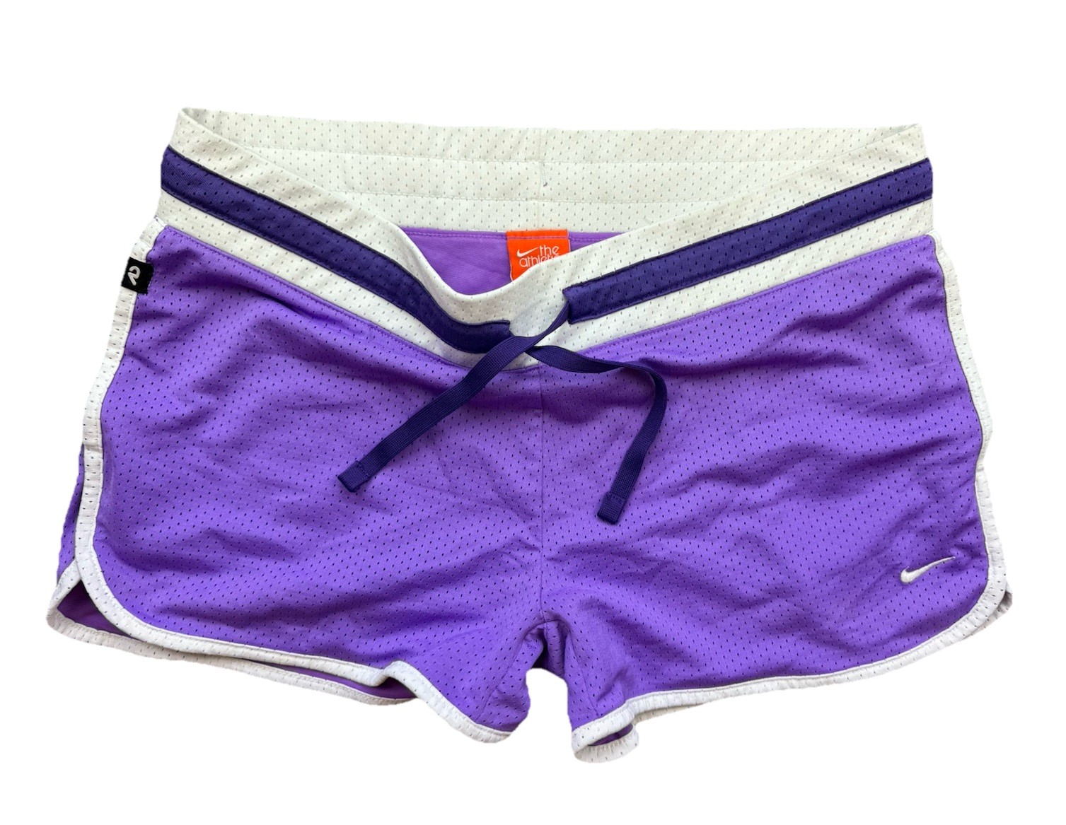 Nike Vintage Shorts Size M Womens Short Pants Y2K Old School Purple TS22