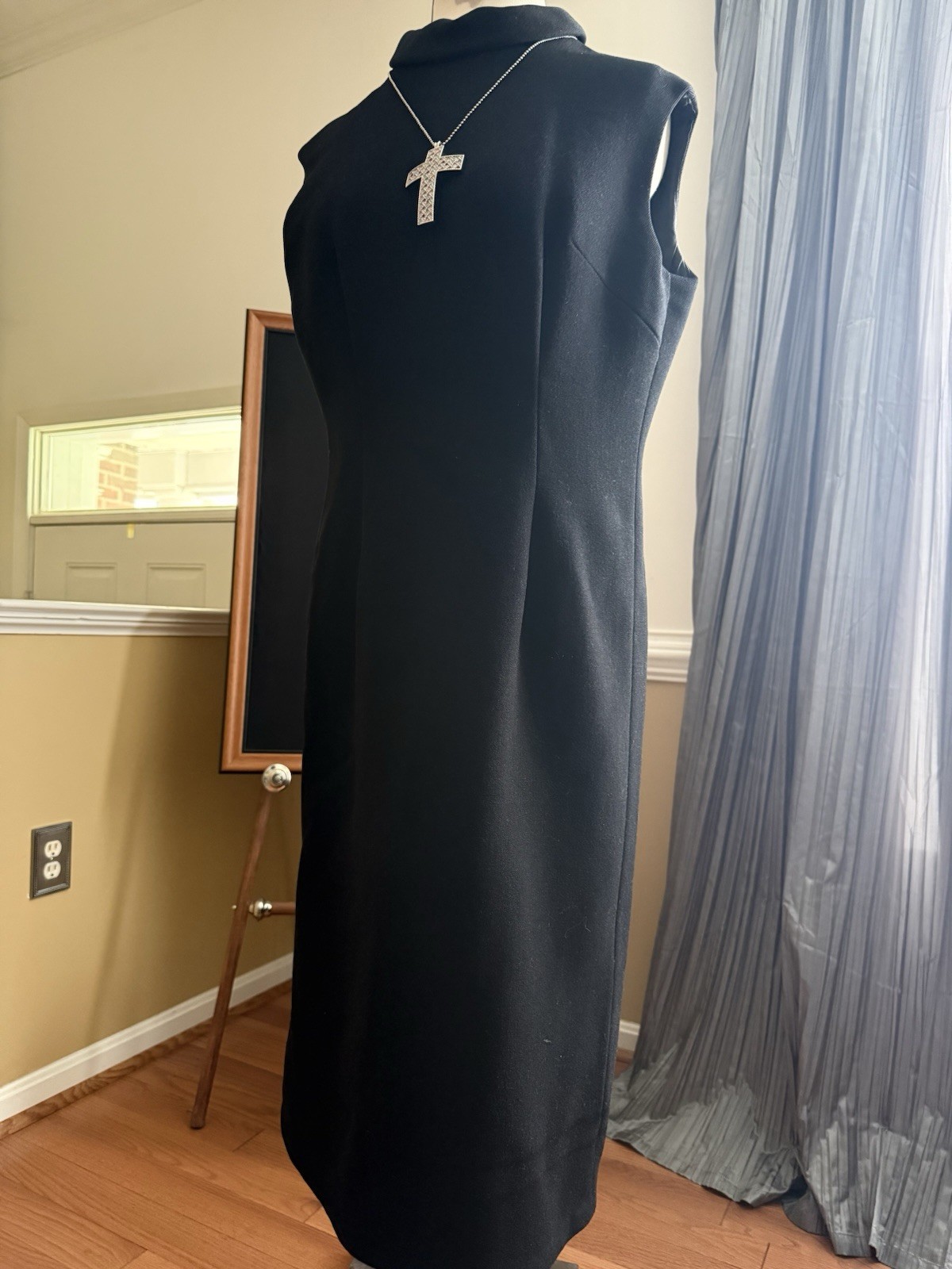 Black Mod Vintage Sheath Dress matching Jacket Sold Separately