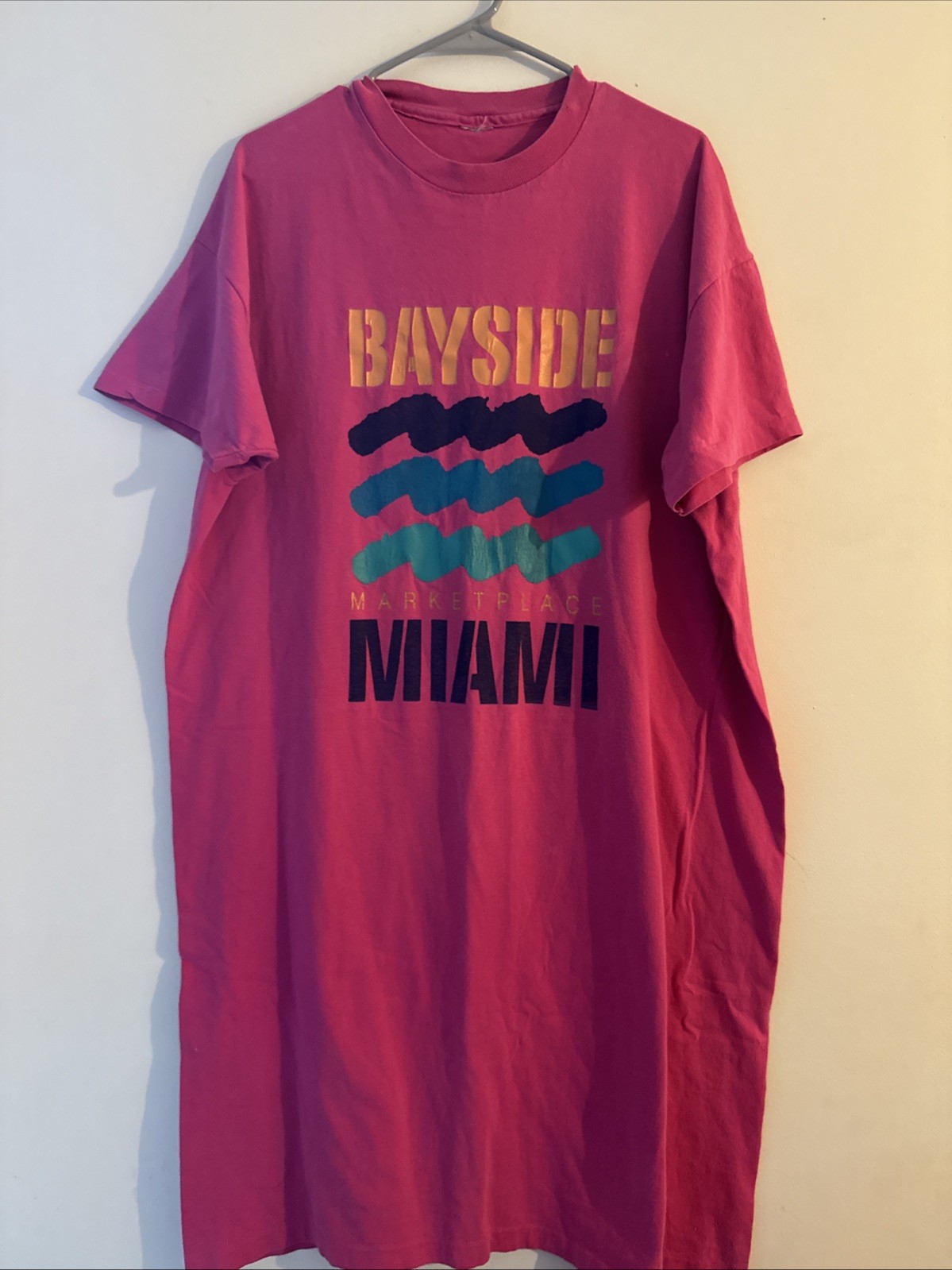 Vintage Women’s Sleep Shirt L-XL 90’s Bayside Miami Marketplace Cotton