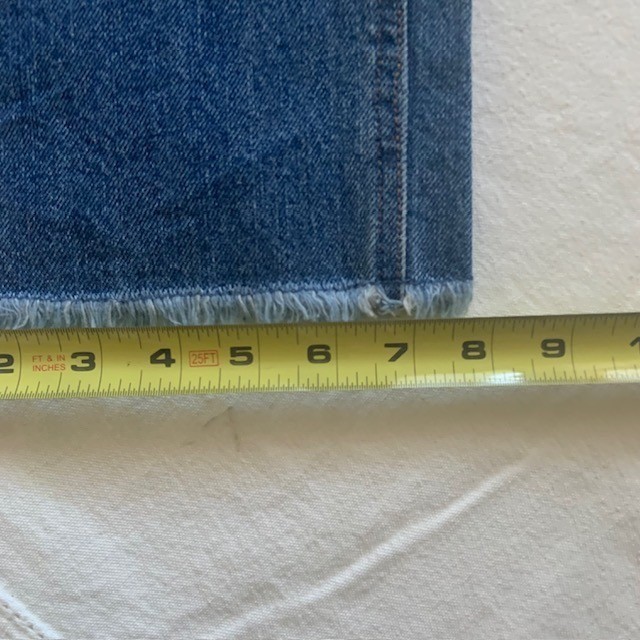 Vanilla Star NWT Super High Rise Distressed Straight Leg Jeans Size 9 Y2K 90s
