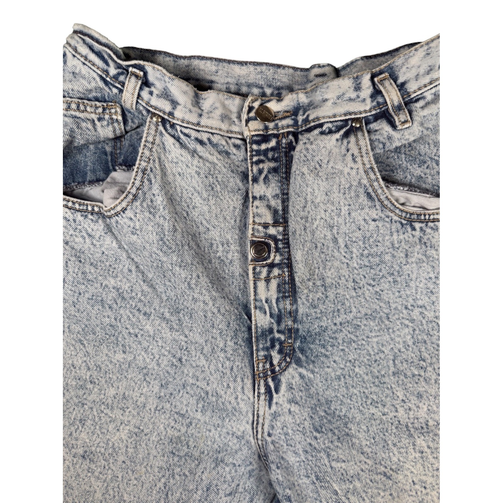 PS Gitano Jeans Womens 20 Regular High Waist Acid Wash Vintage Mom Jean