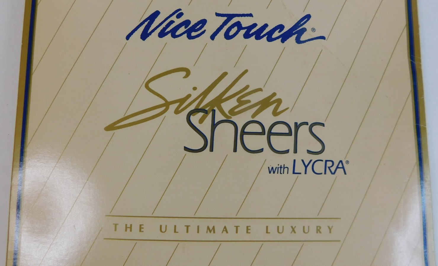 Nice Touch Silken Sheers Full Figure TALL Soft Taupe 20 Denier Lycra Pantyhose