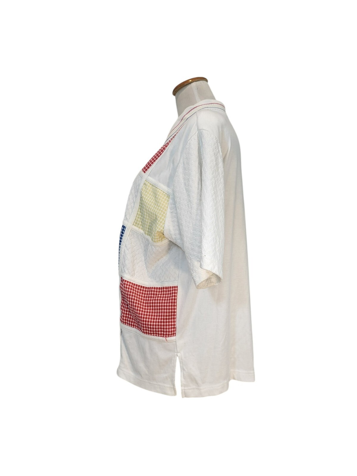 Koret Francisca Vintage 1990s Multicolor Zip Up Colorblock Shirt Size XL