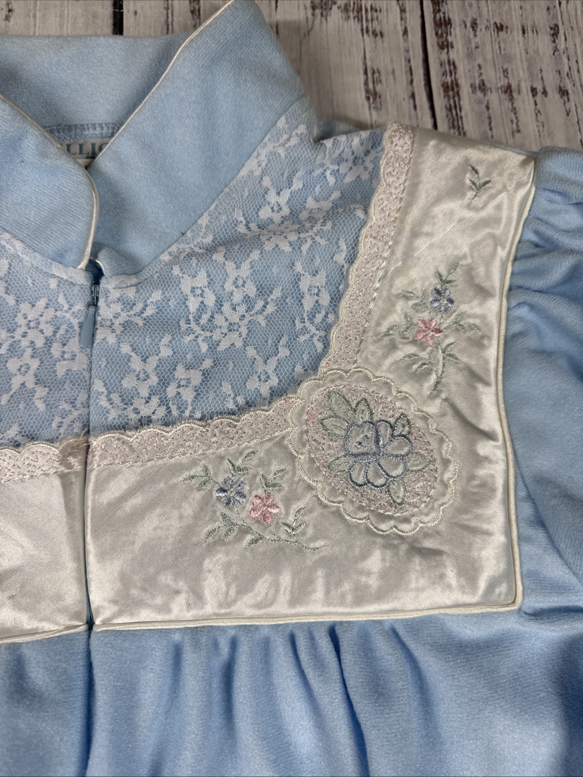 VNTGE NWT GILLIGAN O&rsquo;MALLEY MODEST ROBE HOUSECOAT FLEECE SIZE S COTTAGECORE