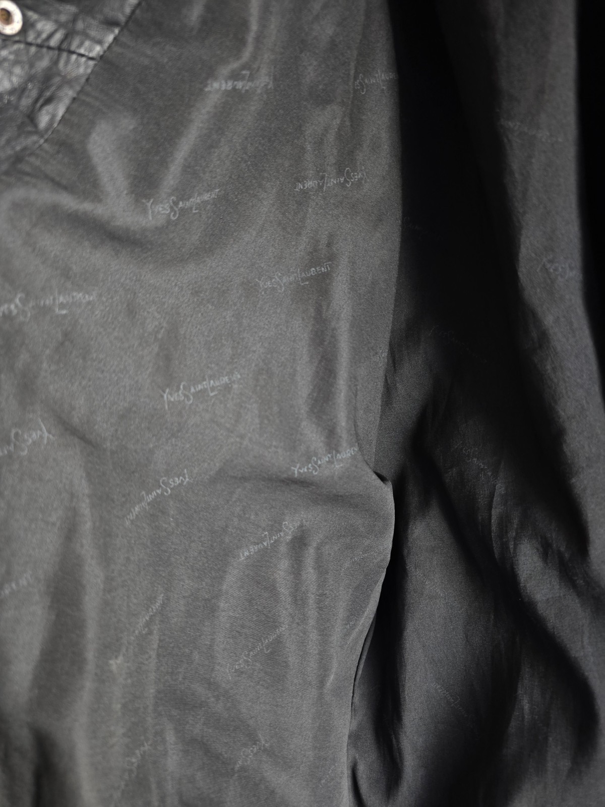 Rare Vintage Yves Saint Laurent Patchwork Leather Batwing Jacket 80s YSL Paris