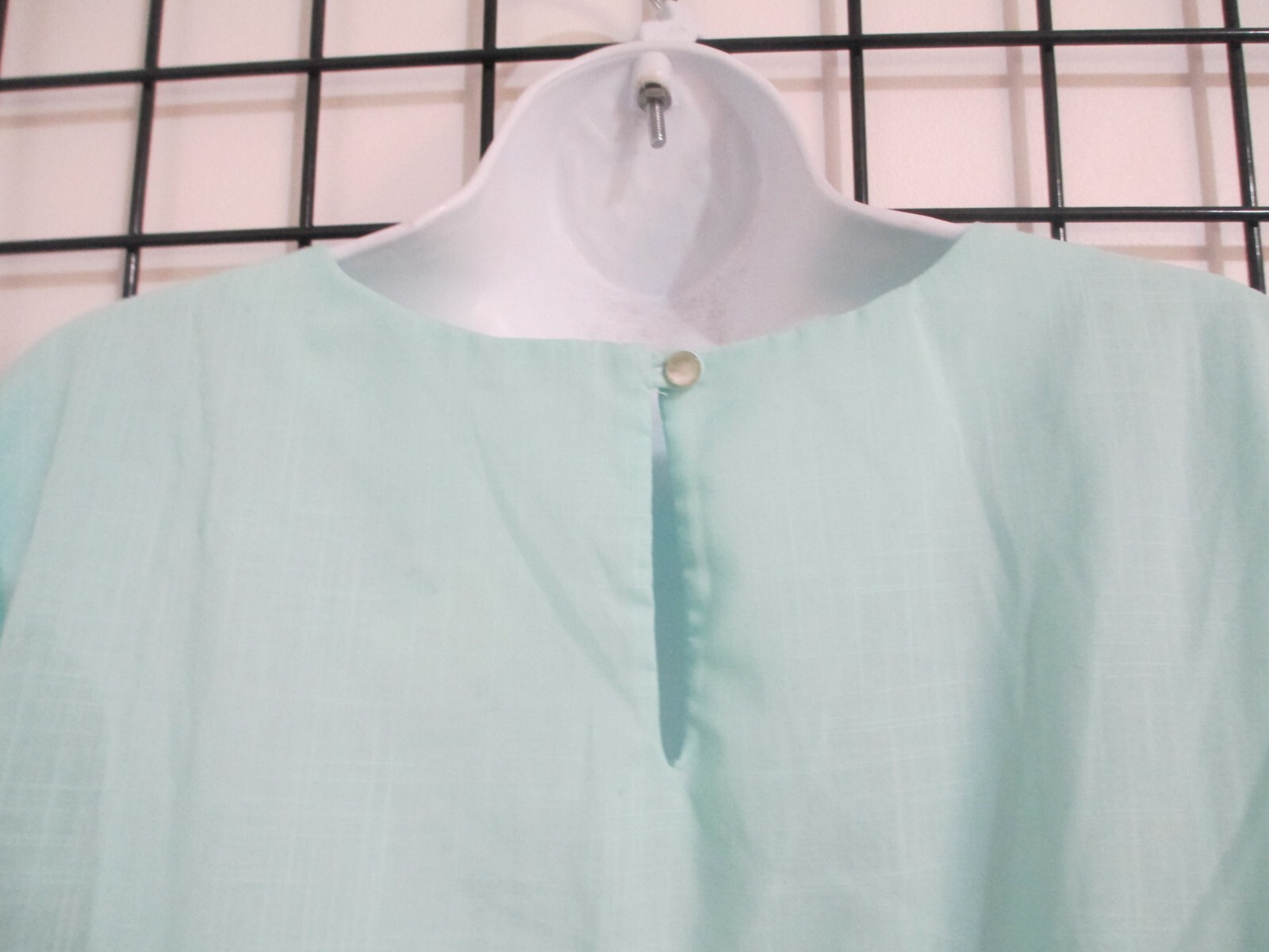 « NEW OLD STOCK » PARIS STATION / USA 🌸 SIZE 16 / 42&Prime; BUST==EMBROIDERY BLOUSE