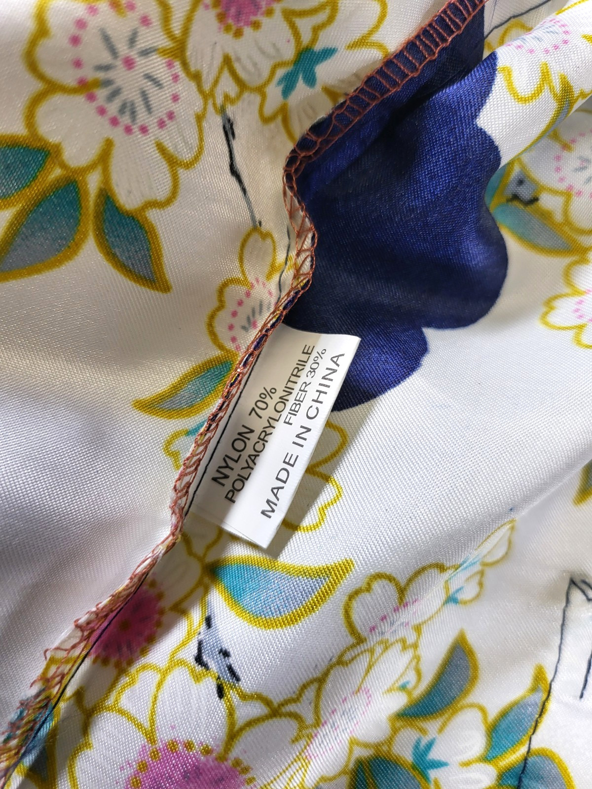 VTG Silver Dragon De Oriental Classic Blue Kimono Robe Geisha Womens XXL
