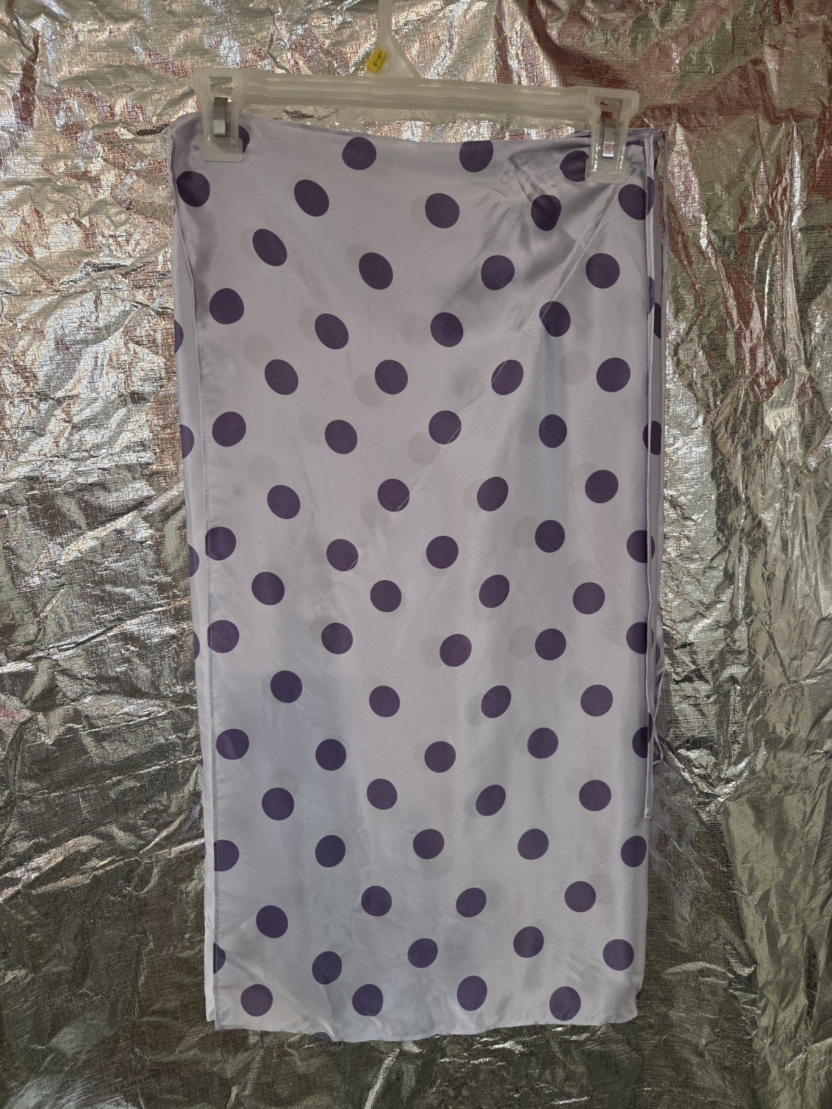 NEW 100% Silk Vintage Victoria&rsquo;s Secret Wrap Around Skirt 2000 Small