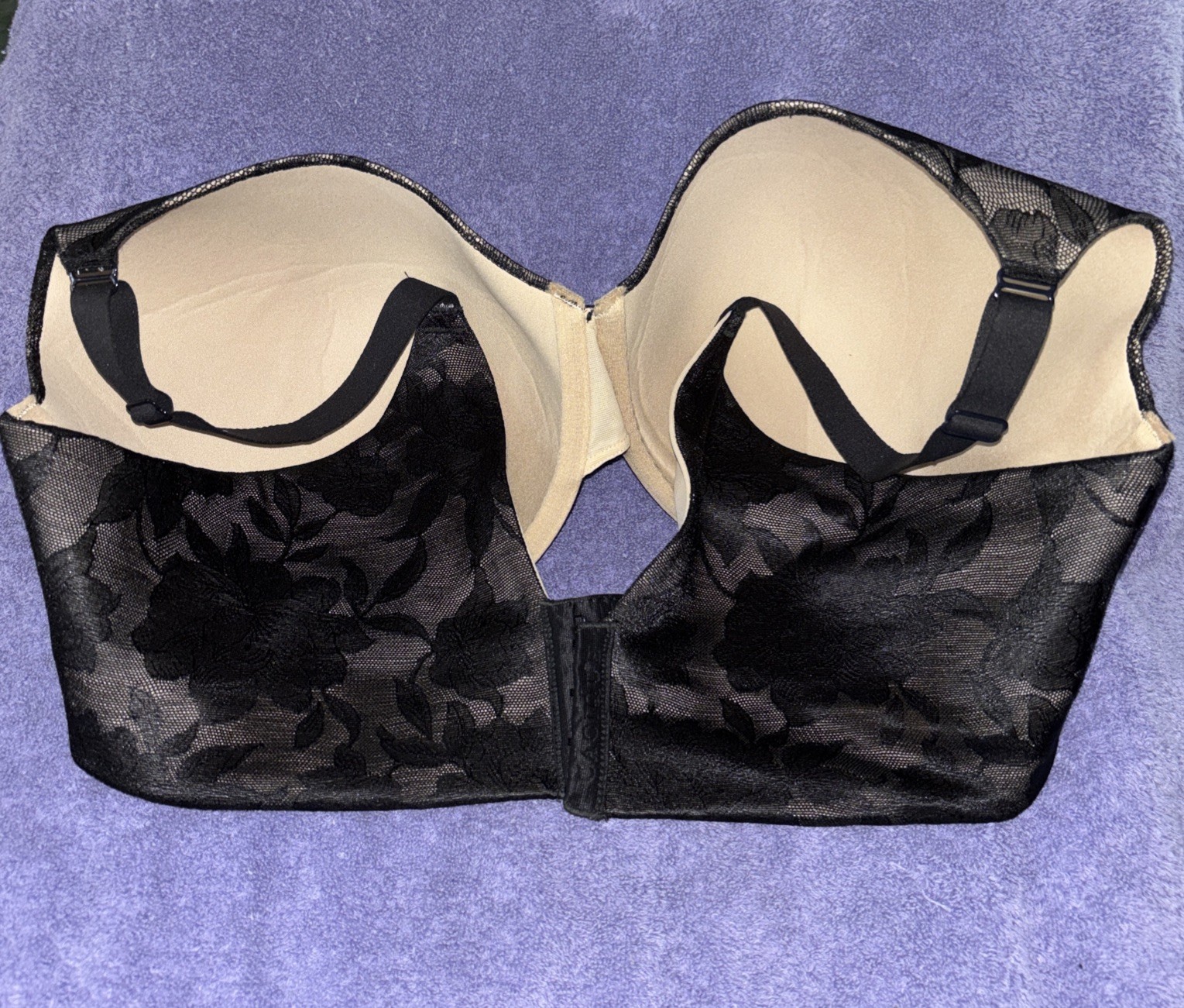 Cacique Modern Summer Lace Underwire Lined Balconette Bra Size 44DD