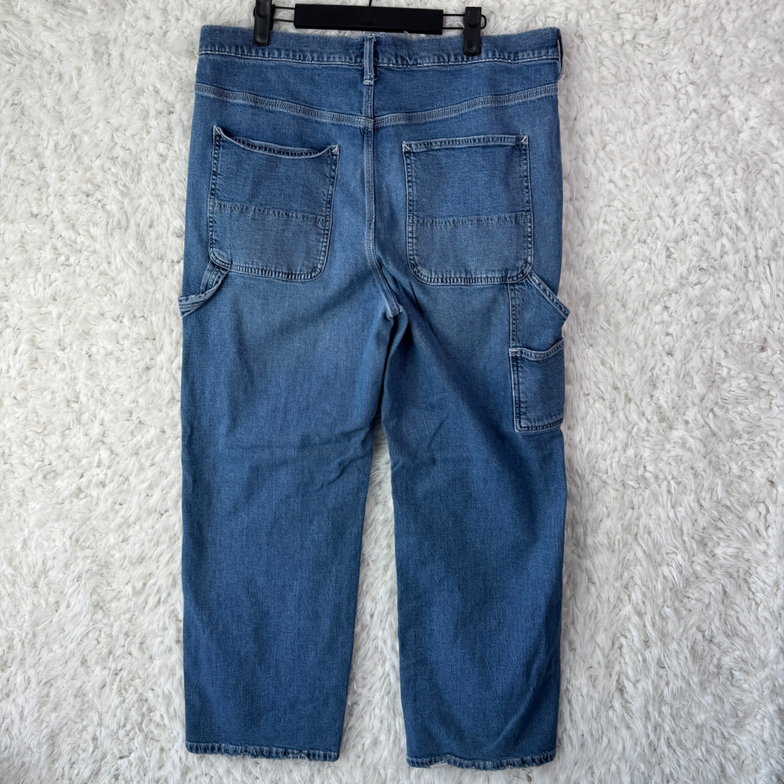 Gap 90s Carpenter Jeans 33/16 Regular Blue Denim Workwear Y2K Relaxed Gorpcore