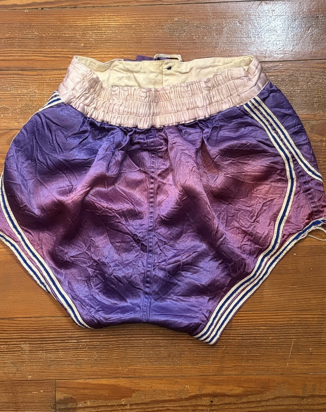 Vintage General Athletic Coach Athletic Shorts Purple Buckle 40s 50s 60s