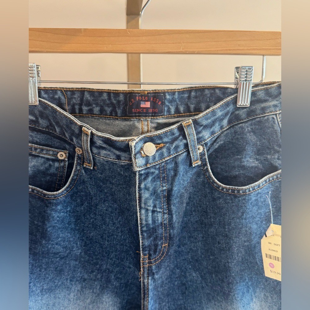 Vintage U.S. Polo Assn. Women&rsquo;s 9/10 Bootcut Jeans | Y2K Thick 100% Cotton Denim
