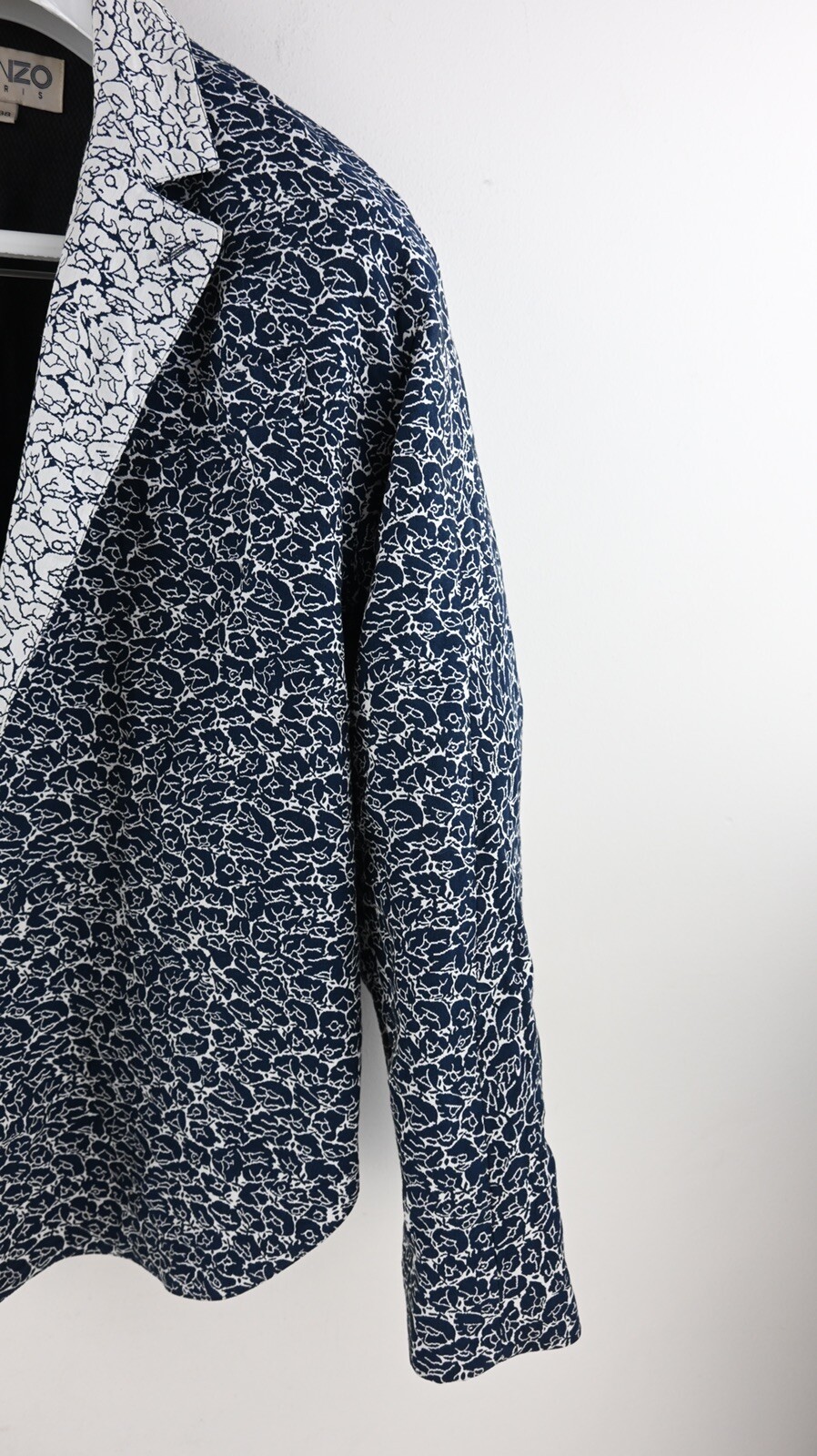 Vintage KENZO jacket in ink/white size EU38/UK10
