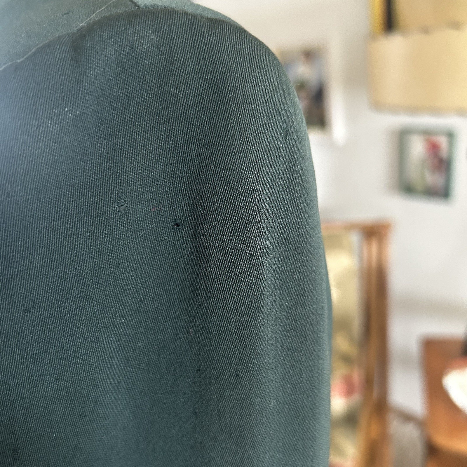 Vintage 1940s Jacket | Blazer | Dark Green | S | Suit Coat | 40s | Flaws