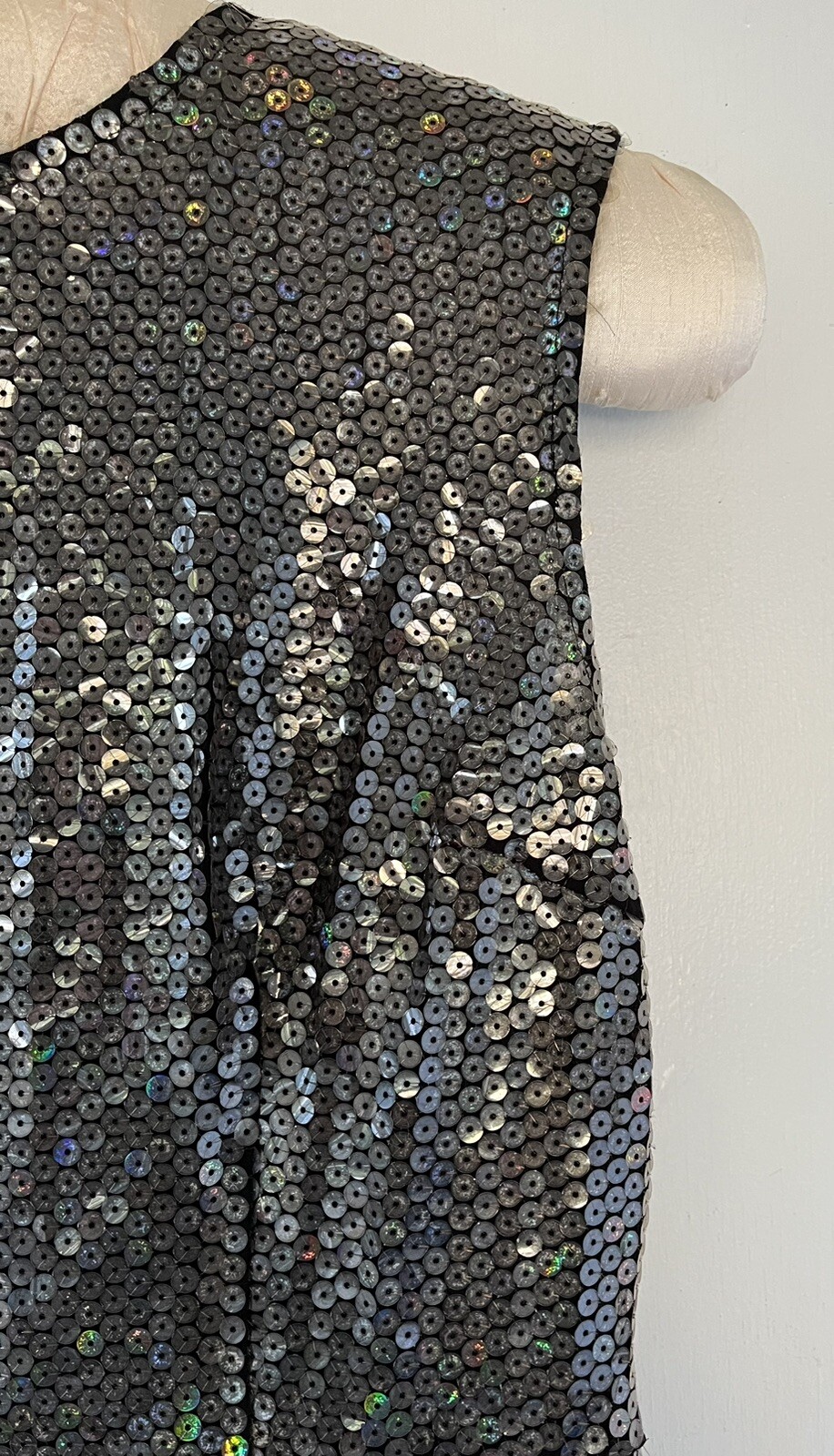 Comme Des Garcons 1999 A/W Runway Sequin Sheath Cocktail Evening Dress