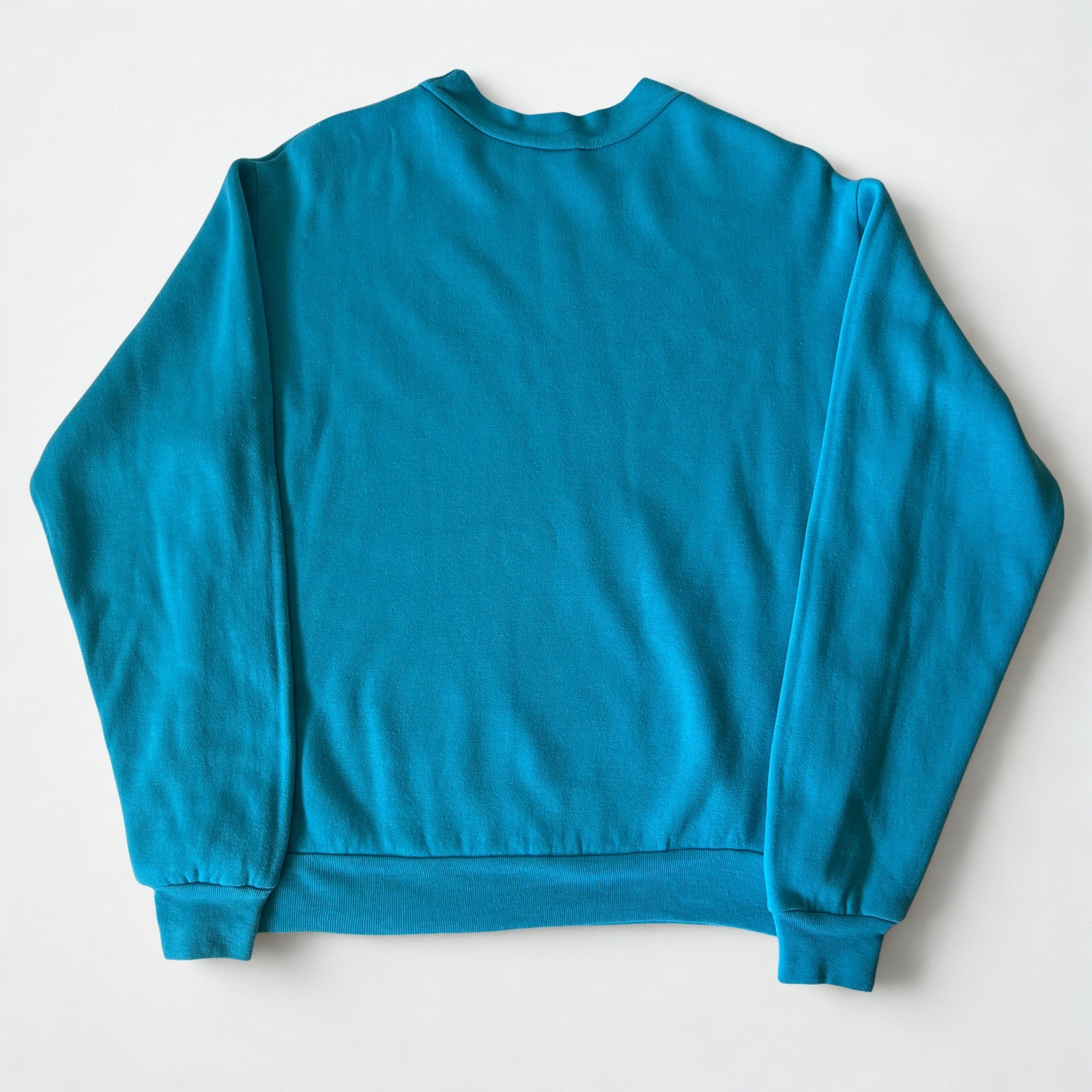 Vintage Park City Utah Teal Graphic Sweatshirt Fleece Lined Crewneck Size Large