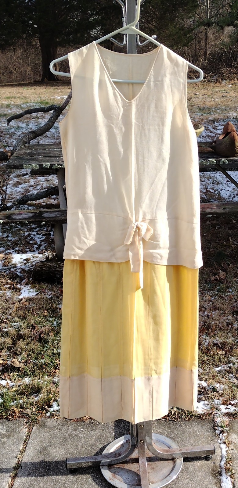 1920s dress with matching jacket georgette see photos & description