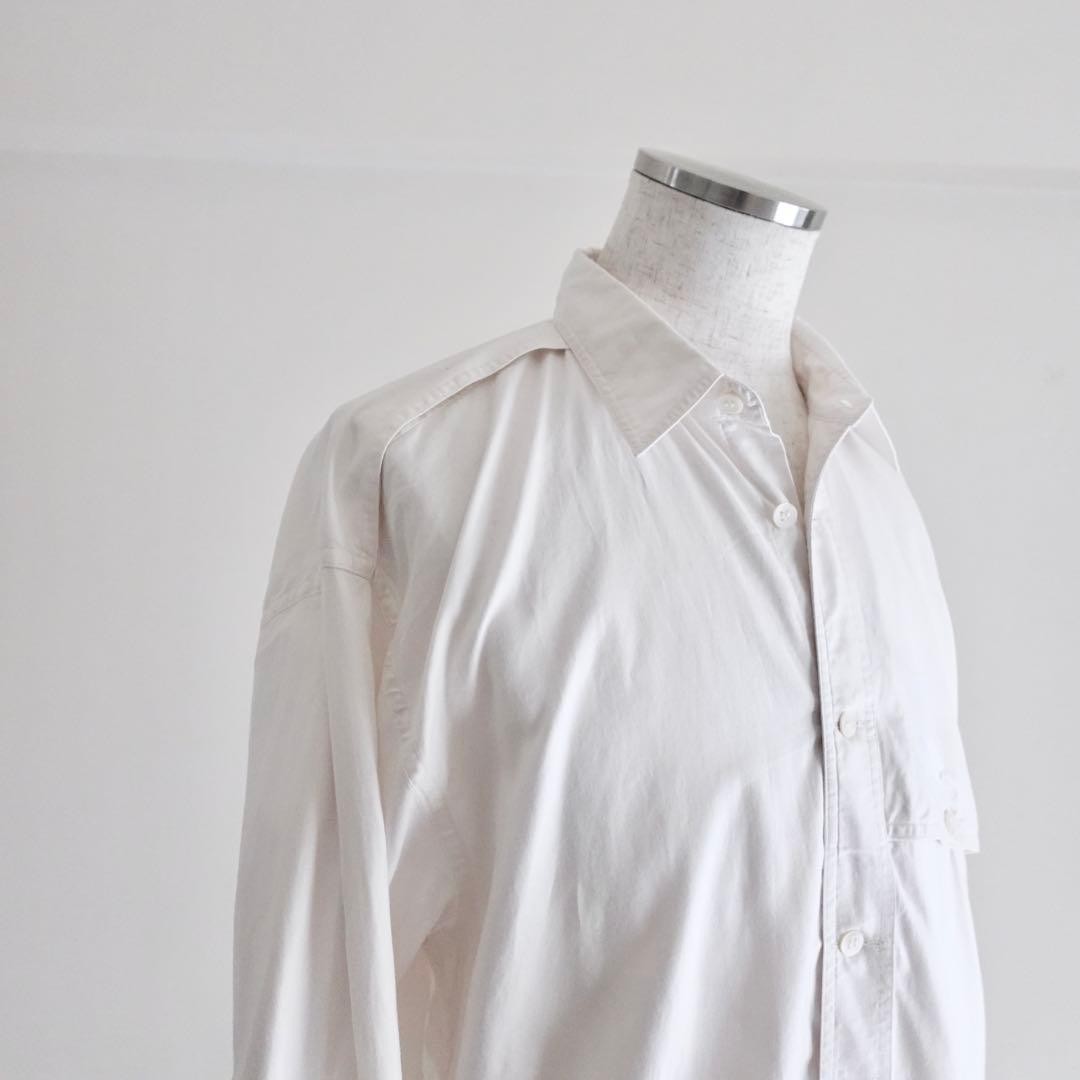 1980s90s Miyake Design Studio Asymmetry Square Cut Shirt