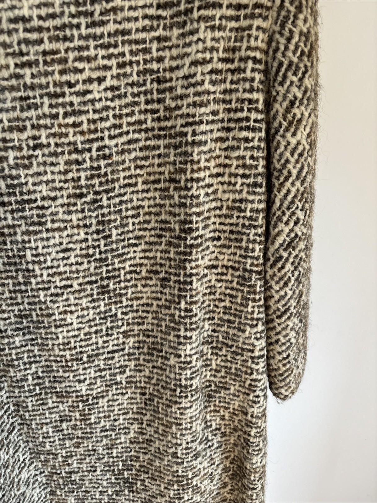 Herbert Bass Wool Coat M* Big Buttons Union Label True Vintage Boucle Nubby