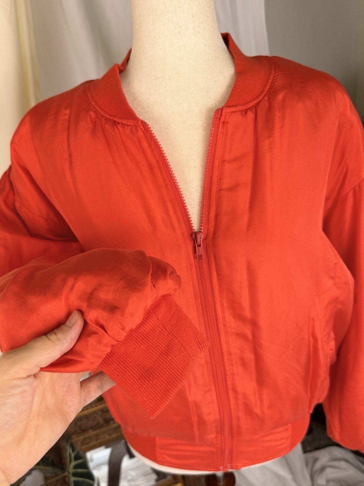 NWT Silk Vintage 2-set Bomber & Shorts from Carol Horn 80s Summer Retro Designer