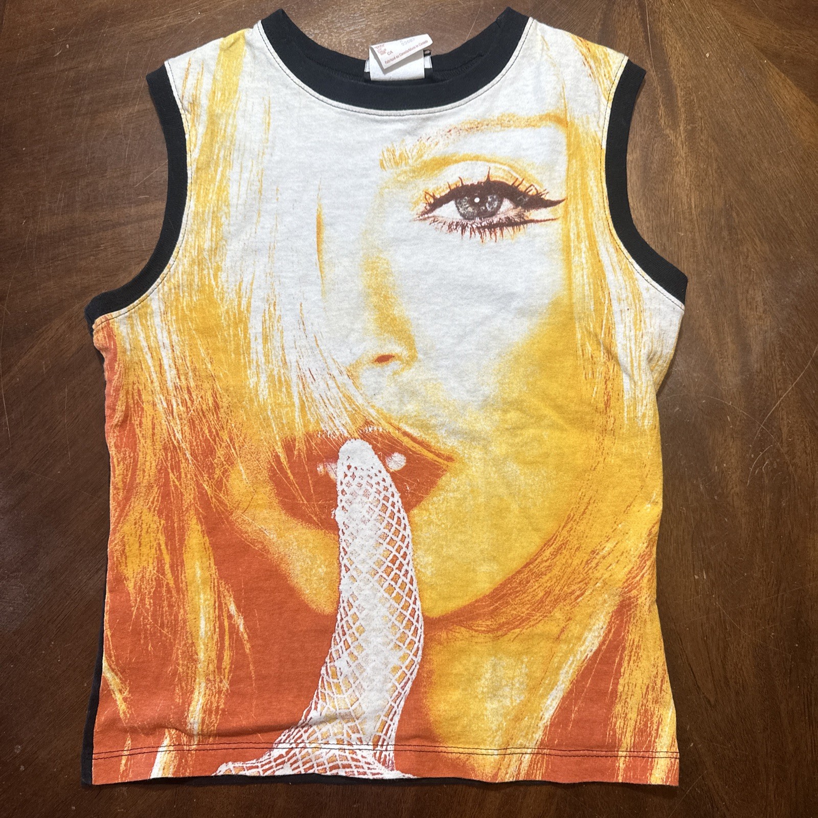 Vintage Madonna Concert Tank Top Size M 2001