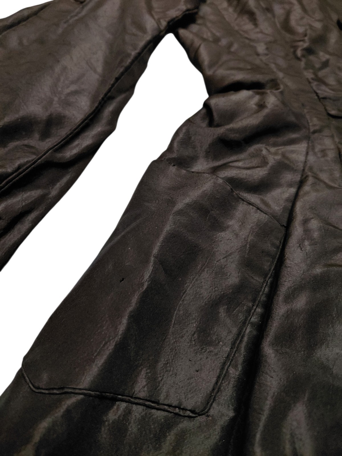Antique Victorian Black Silk Taffeta Bodice 1870s-1890s Collector’s Piece