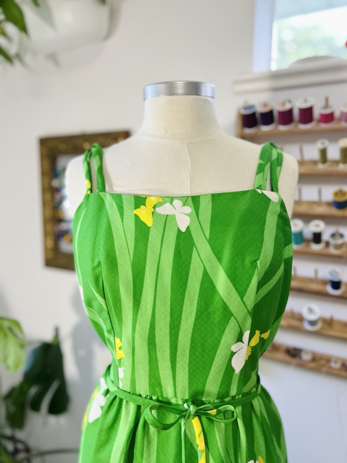 Original Malia Honolulu (1970s), 100% cotton Vintage Hawaiian Dress