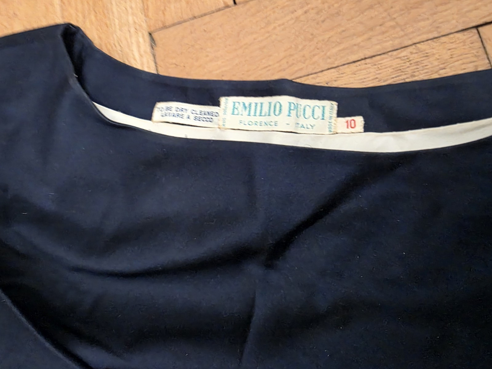 Vintage 1950s Emilio Pucci Pure Silk Size 10 Top & Trousers. Beautiful Blue.
