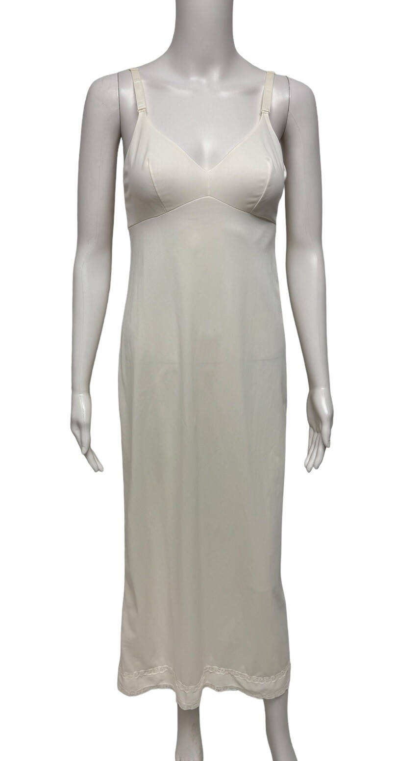 Vintage 1960&rsquo;s Gossard women&rsquo;s Slip Nightgown beige USA Made size 34