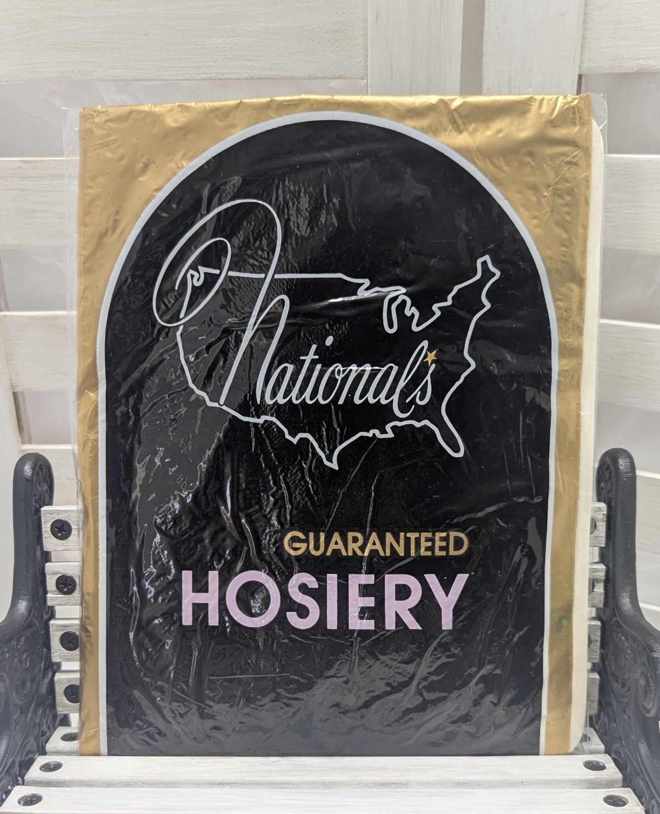 Vintage National&rsquo;s Guaranteed Hosiery All Nylon C Made in the USA