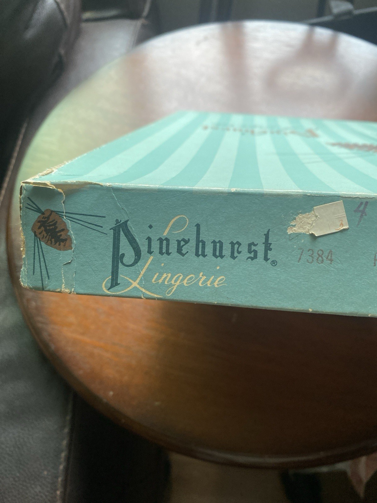 In box Vintage 50s or 60s Pinehurst Lingerie Gorgeous Size 32 Red Nylon slip