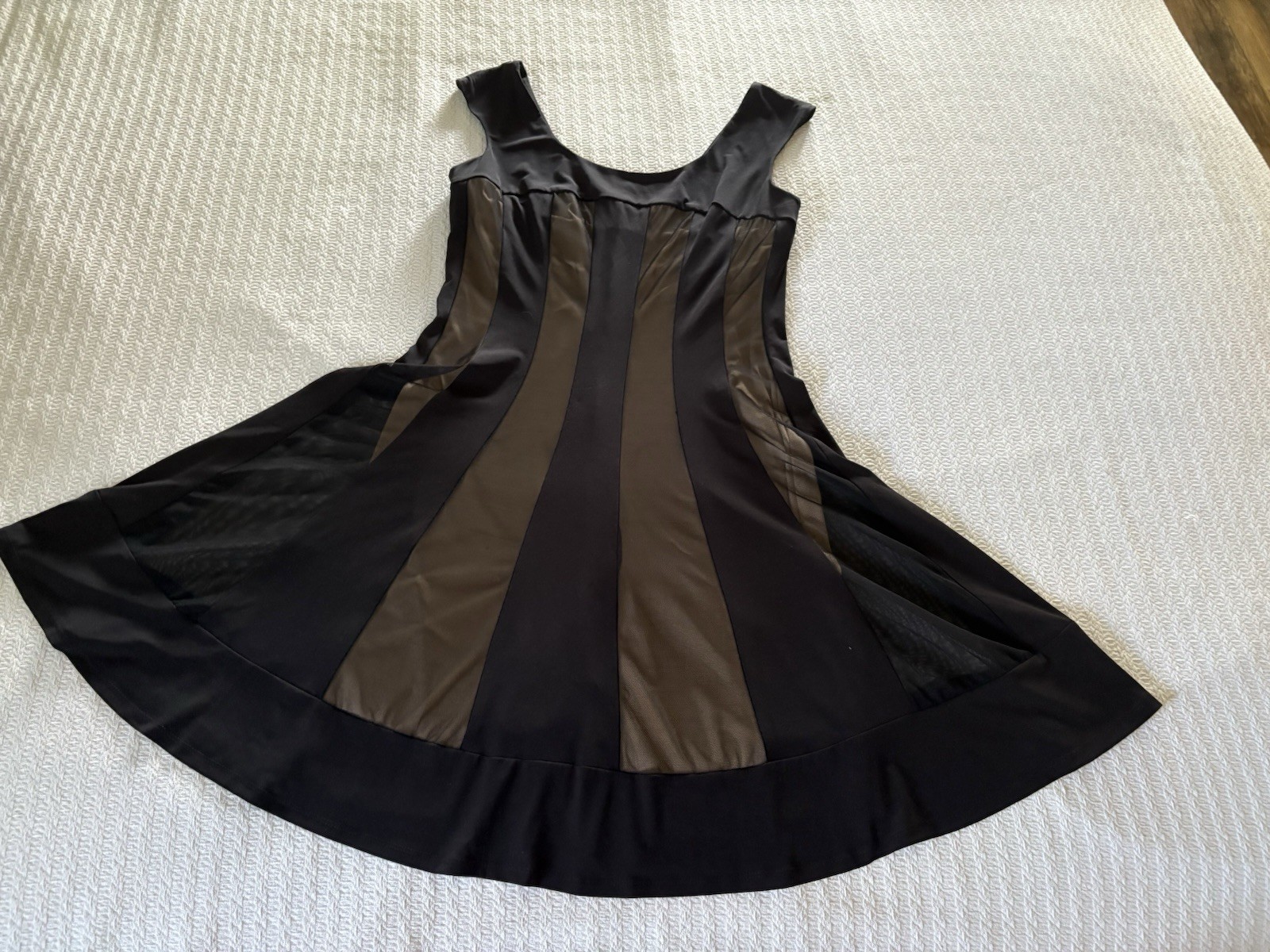Vintage 90s Sheer Mesh Stripes Mini Slip Dress Whimsy Goth Boho Baby Doll Circus