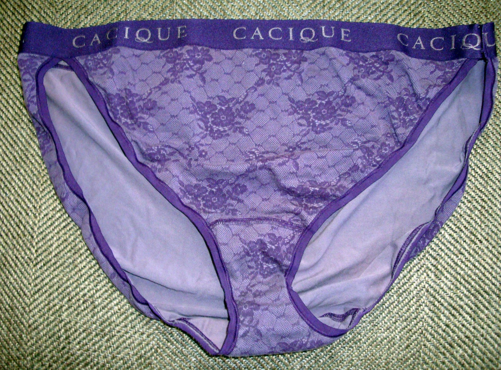 Cacique 22/24 Cotton High Leg Bikini & Extra Soft Cheeky Panty Vintage Black Lot