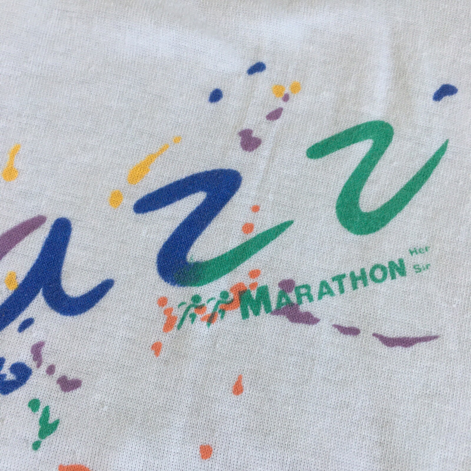 Vintage 1980&rsquo;s~PIZZAZZ Marathon women’s T-shirt, MarathonHer, S-M