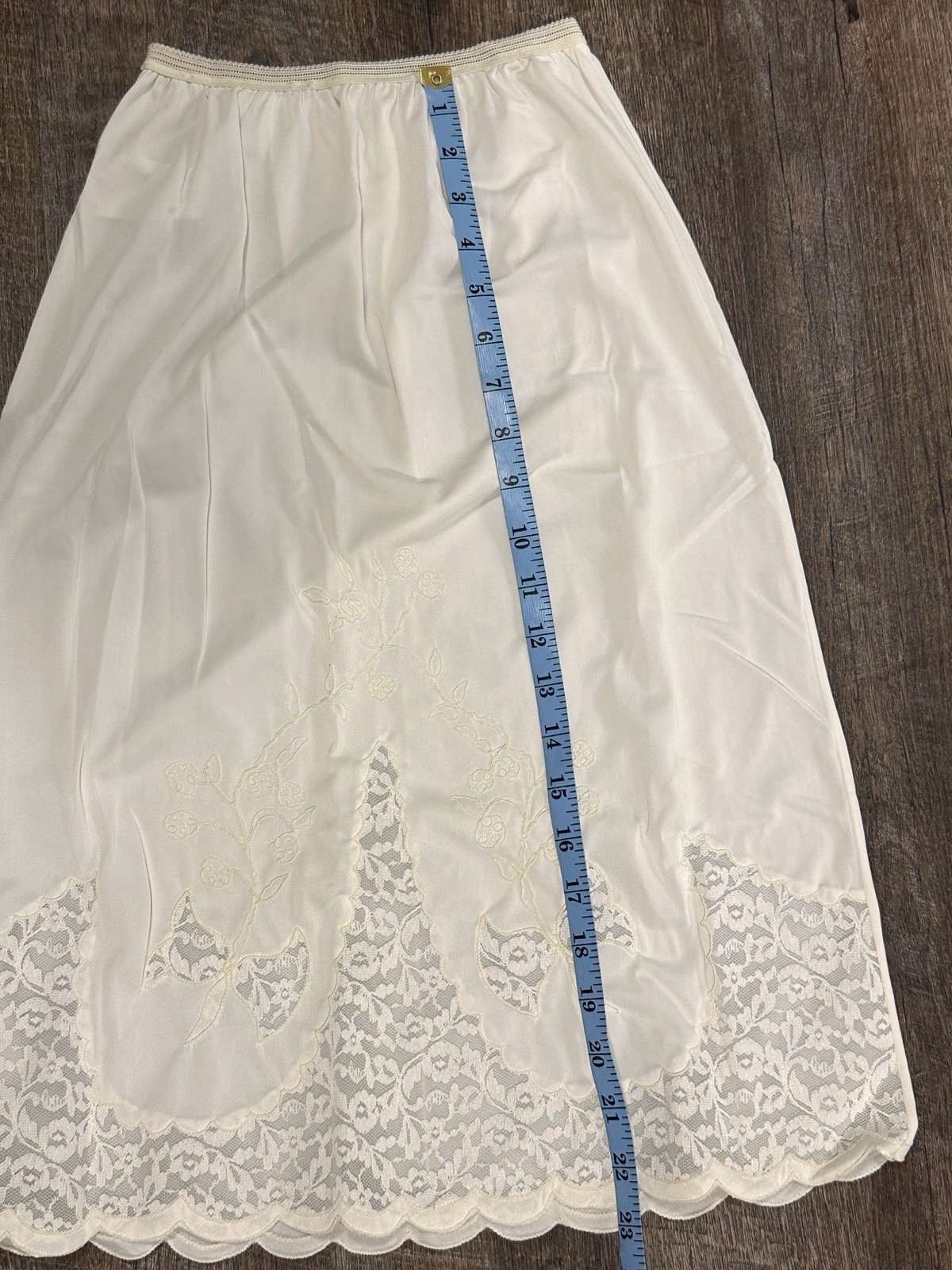 Vintage Pinehurst Half Slip Nylon With Lace Made In USA Size Small Lingerie