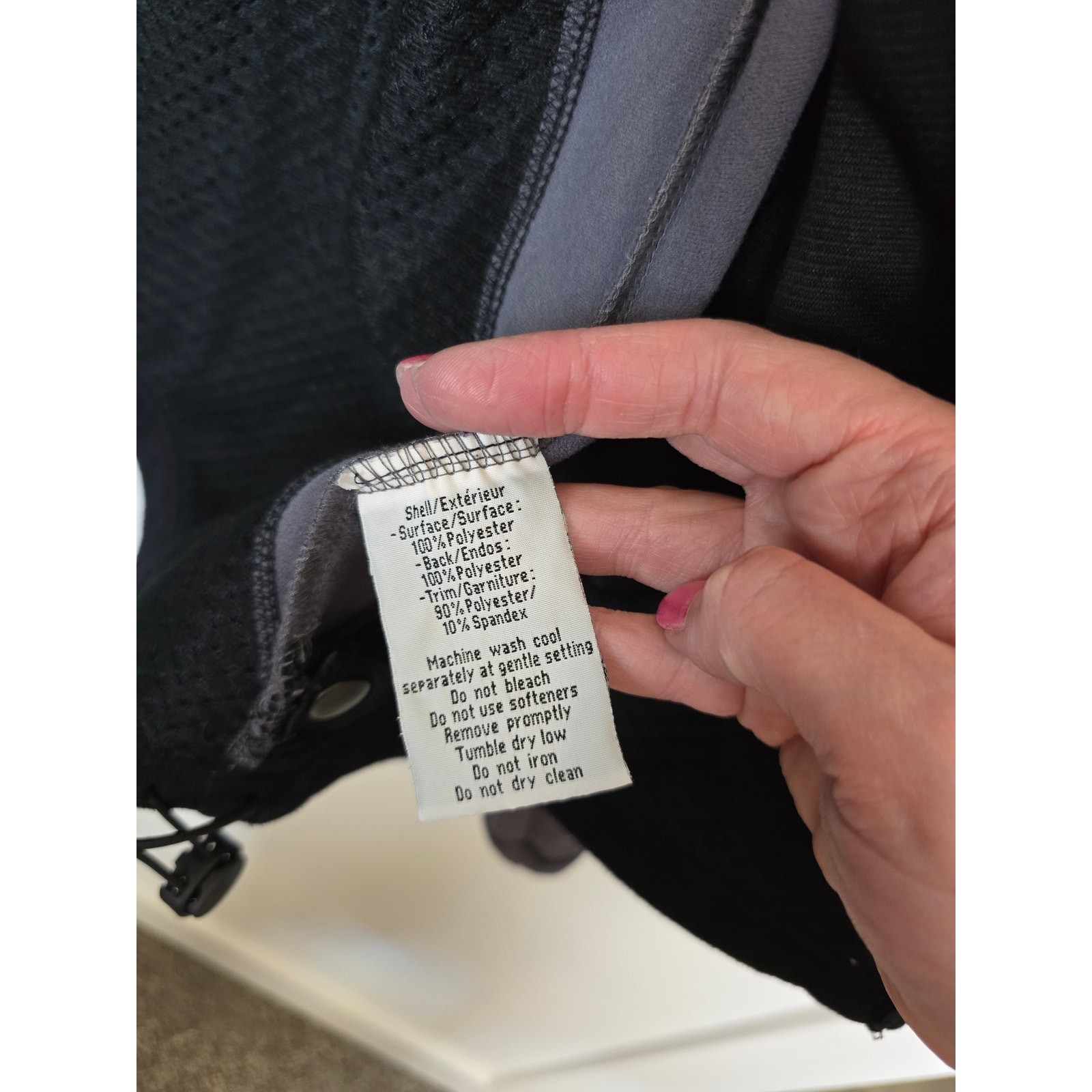 North End Fleece Jacket size small black