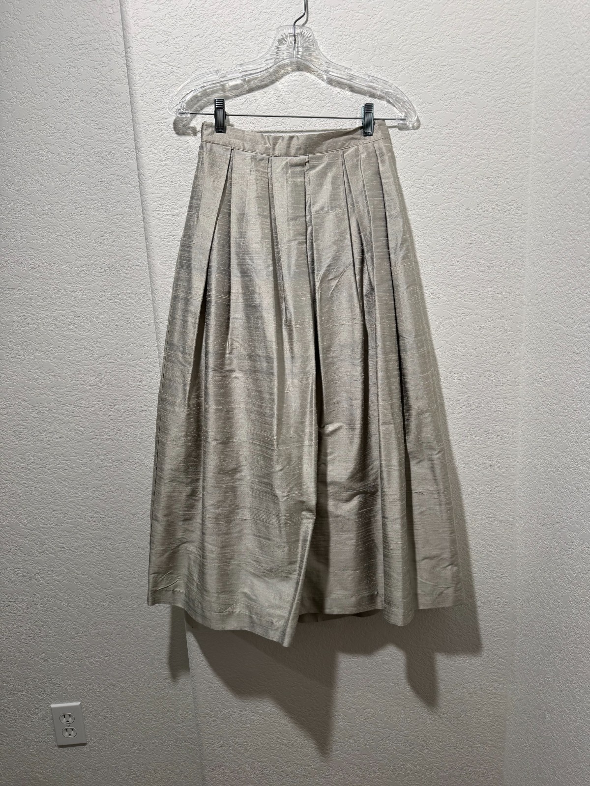 Vintage Romantic Beaded Ivory Blouse Skirt Set Watters Watters Bridal Top Sz 2/4