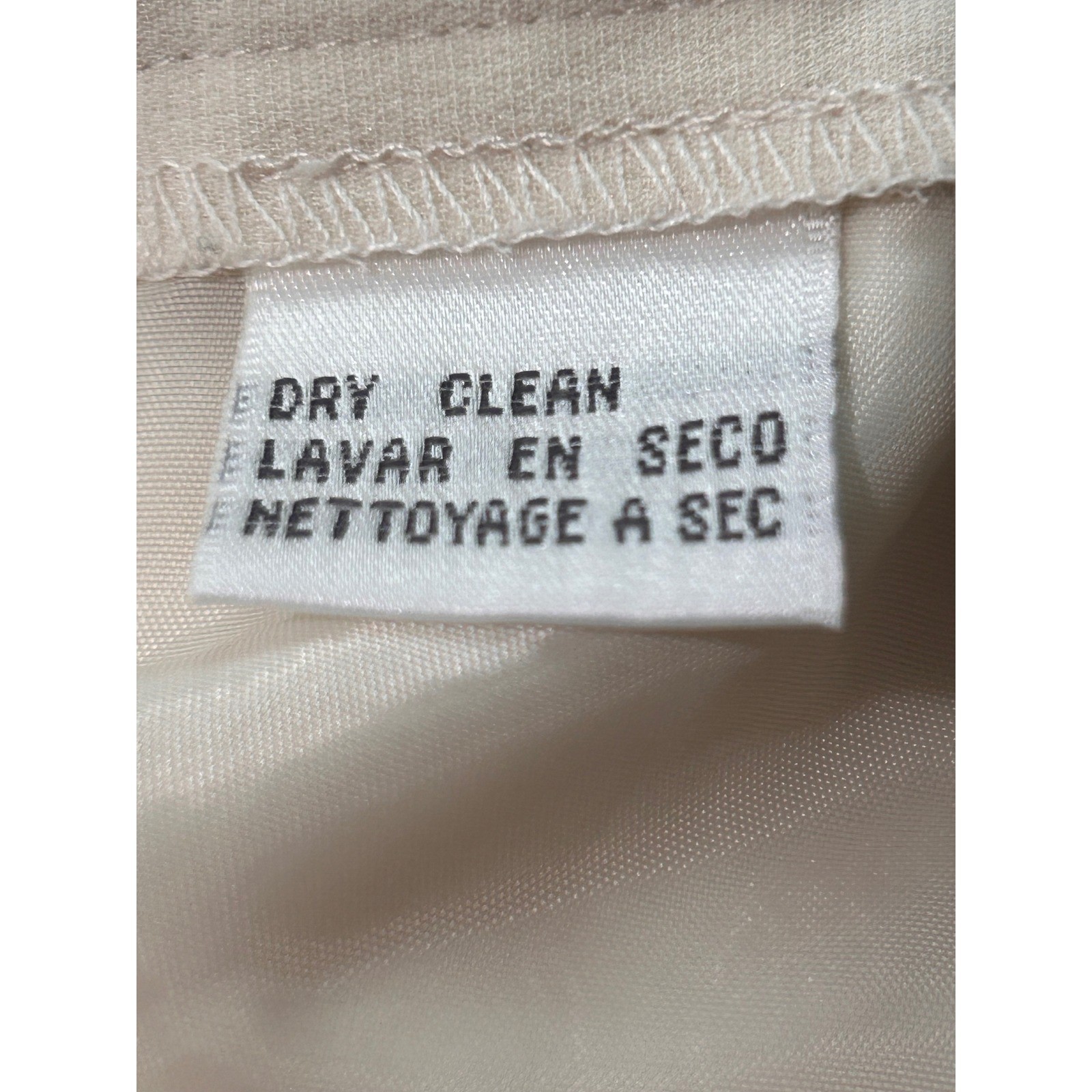 Vintage Cream High Waisted Pleated Front Straight Leg Dress Pants Womens 8P