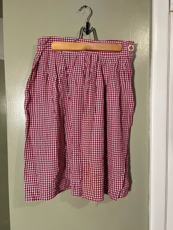 Vintage Sophisticates by Jonathan Martin Women&rsquo;s Skirt Set Pink White Gingham