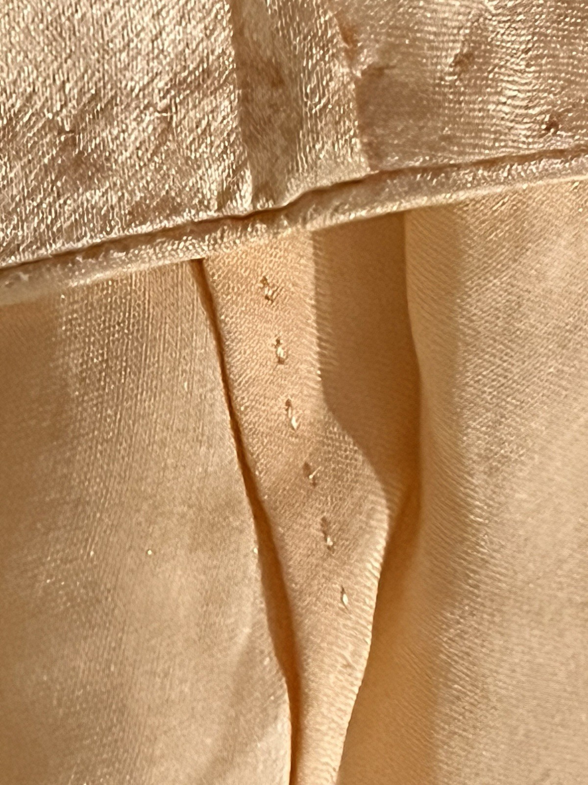Vintage Peach Satin Silk Lace Tap Pants Knickers Boudoir Lingerie
