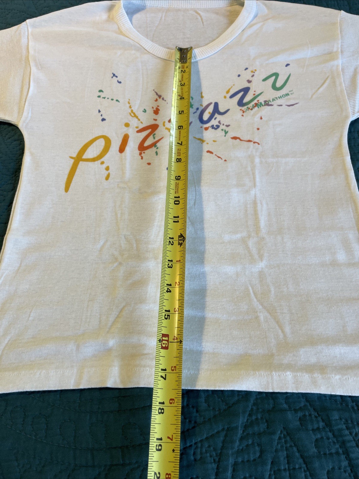 Vintage 1980&rsquo;s~PIZZAZZ Marathon women’s T-shirt, MarathonHer, S-M