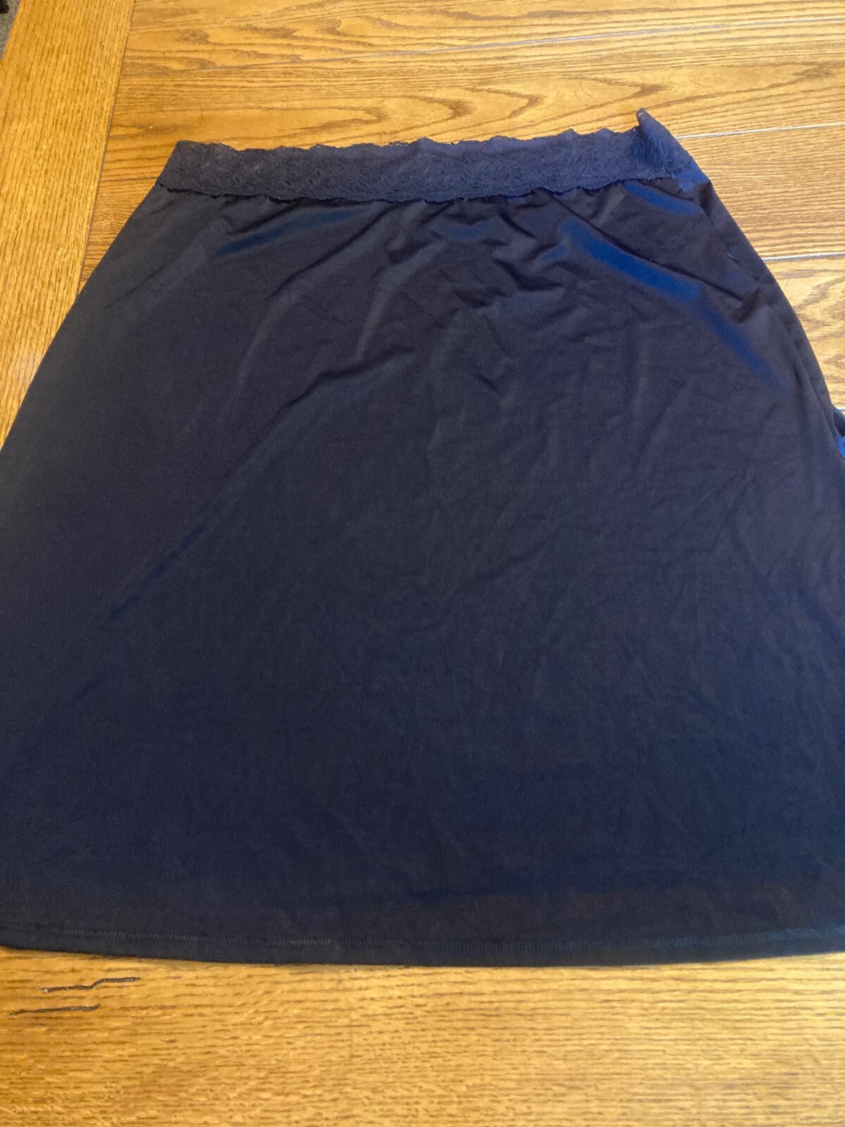 Vassarette BLACK Nylon Half Slip Size 24&Prime; XL/44 Style 11-073