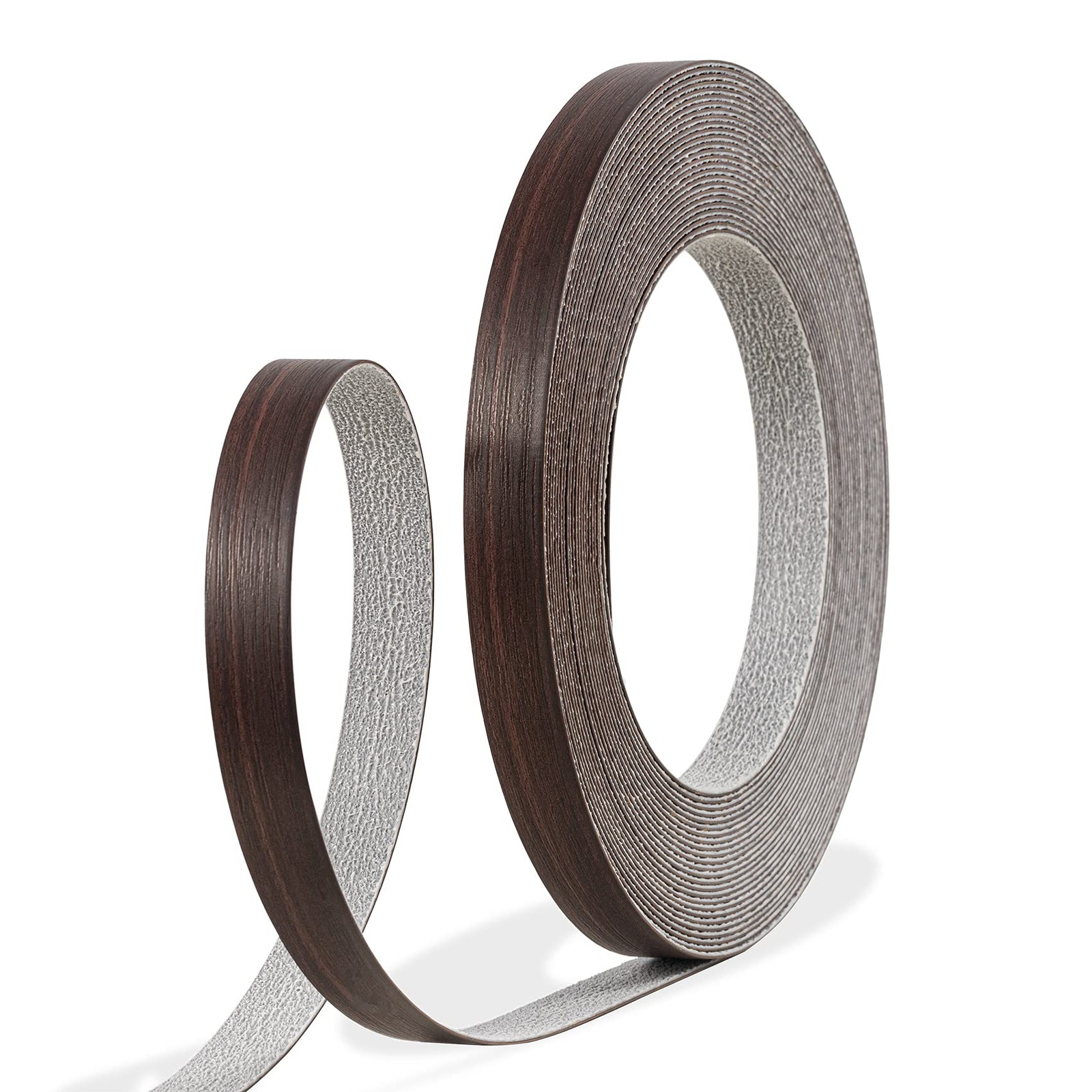 GSCIT Club Walnut Edge Banding 7/8&Prime; x 50ft Pre-glued PVC Tape for Furniture