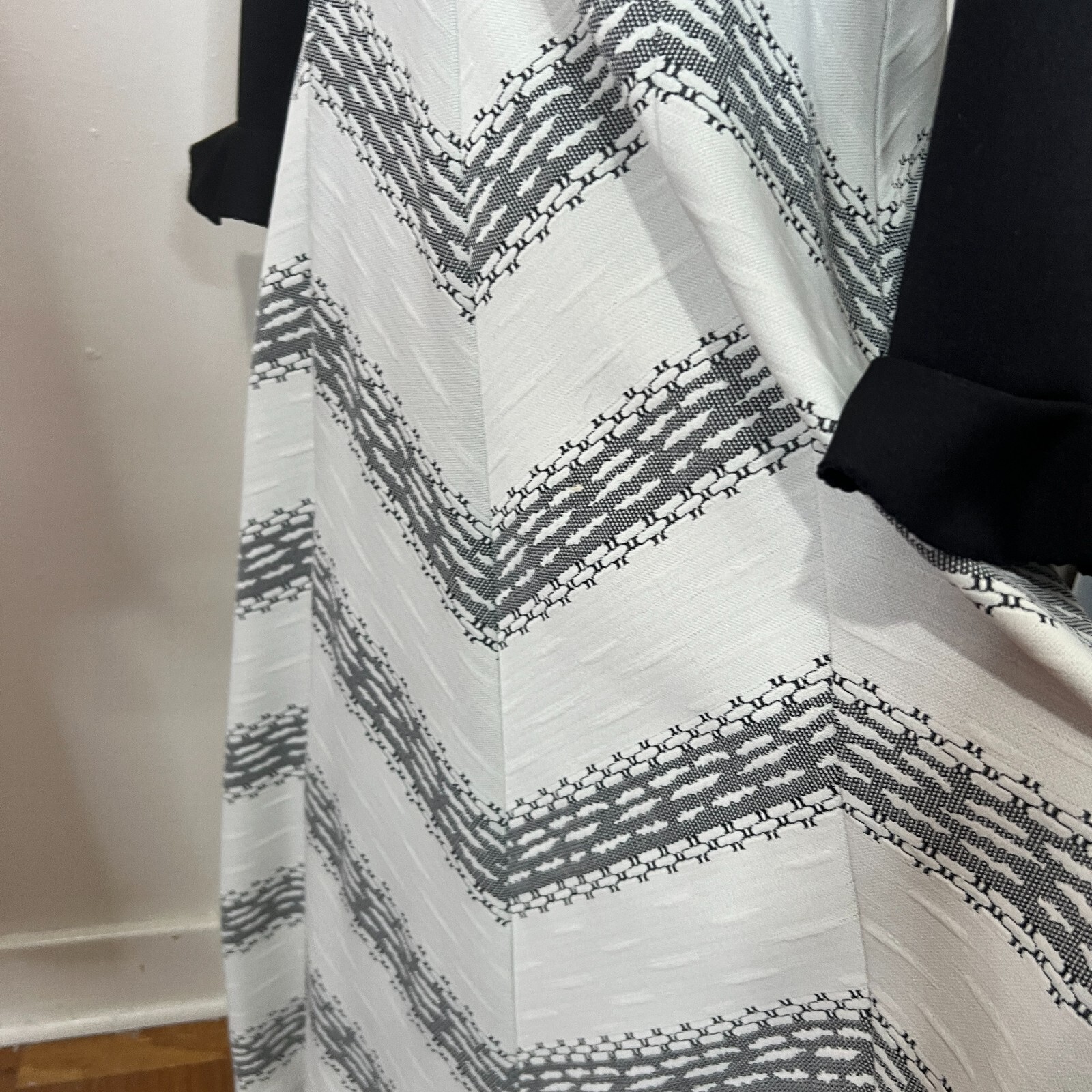 Vintage 60s Alfred Werber polyester Double knit maxi dress with Shawl Collar S/M