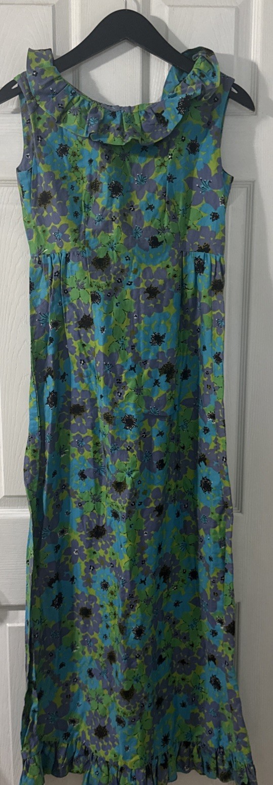 Vintage 1960s Liana&rsquo;s Original Dress Hawaiian Size Small Excellent Cond