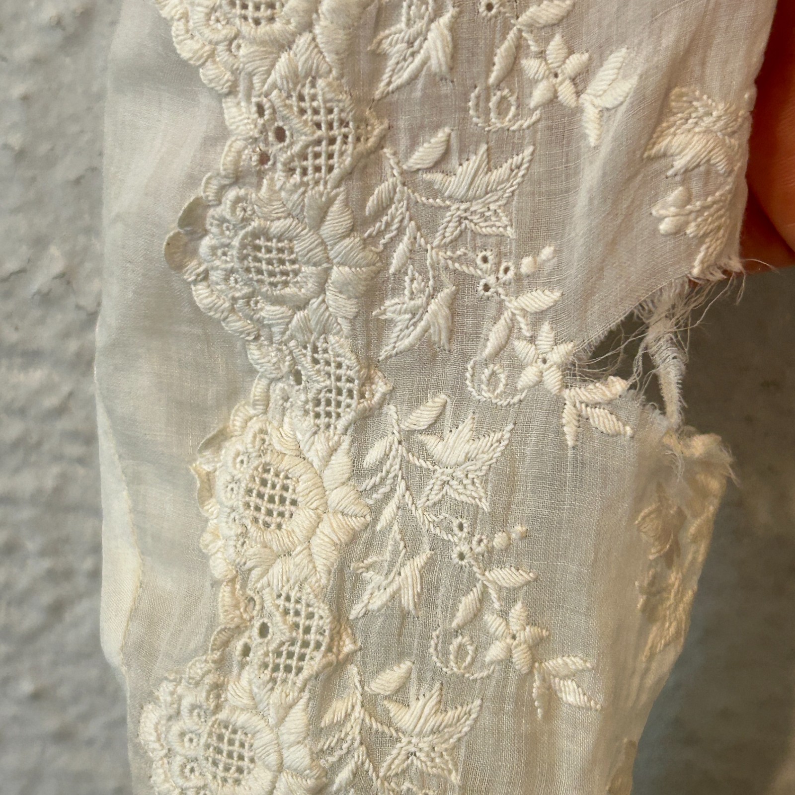 READ Antique 1800s Victorian Romantic Edwardian Blouse Lace Mutton Sleeve